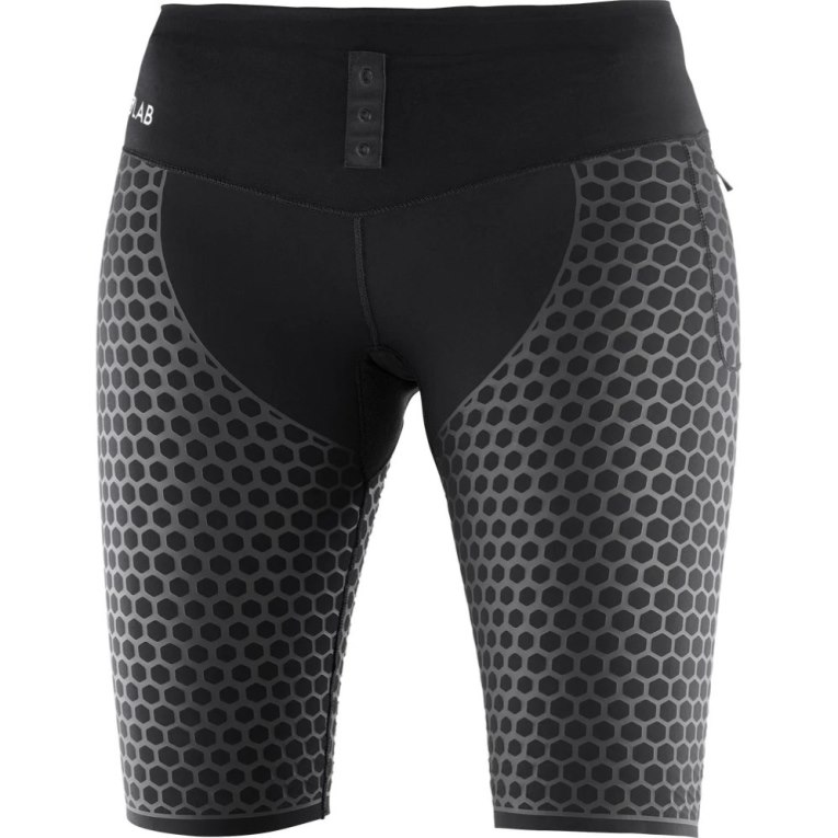 Calça Legging Salomon S/Lab Exo Curta Feminino Pretas | PT Y37902